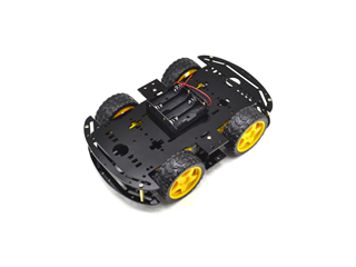 4WD Smart Robot Car Chassis Black